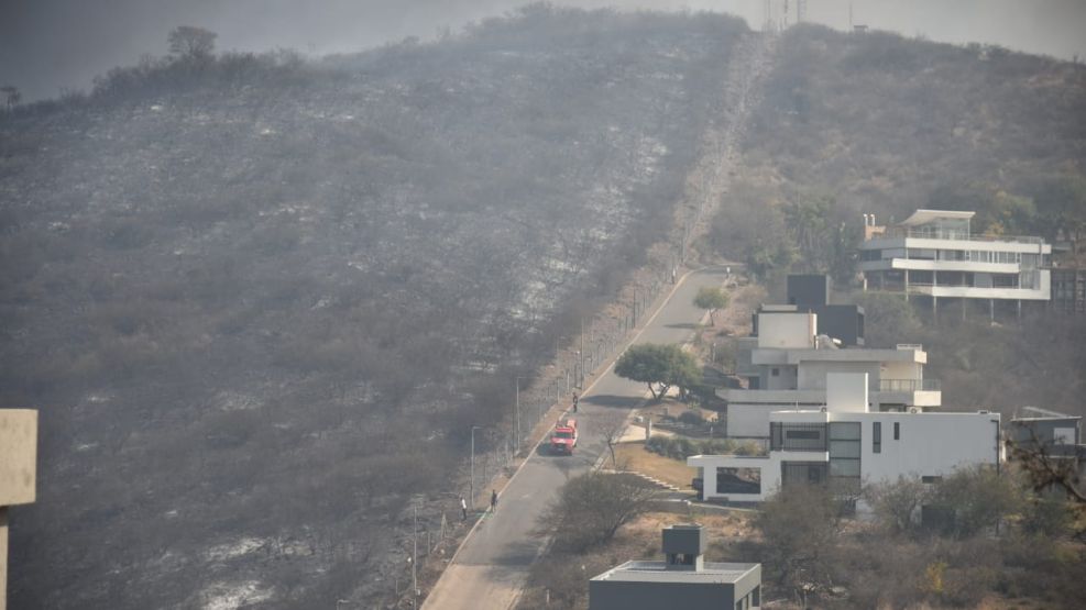 Incendio en La Calera - La Cuesta