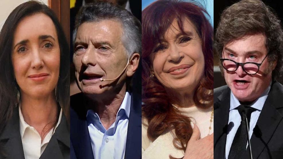 Victoria Villarruel, Mauricio Macri, Cristina Kirchner y Javier Milei 20240906