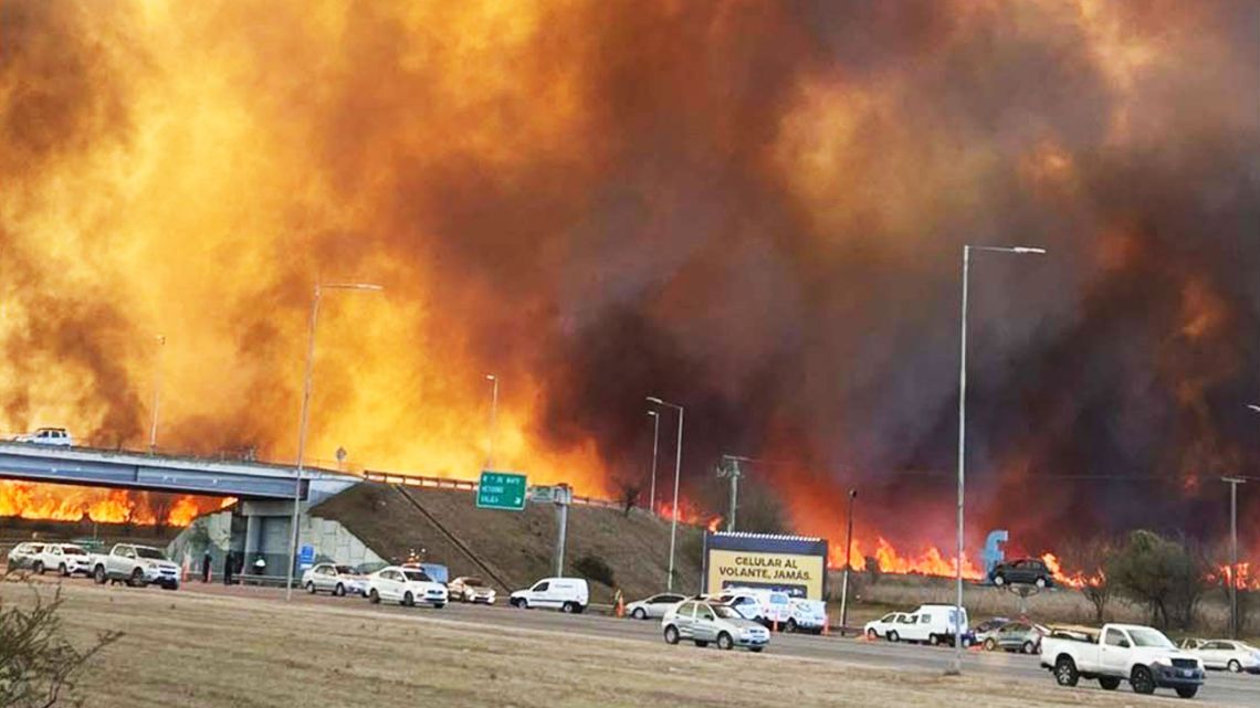 Devastating Inferno Strikes Cordoba: Emergency Warnings Activated