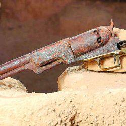 Revólver original Colt Walker de Gabriel Galindo. Una pieza muy valiosa.