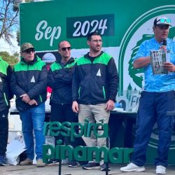 El ganador, Gustavo Barrionuevo es un experimentado cañófilo que tiene en su curriculum haberse quedado con uno de los torneos más tradicionales del país, las 24 horas de la corvina negra.