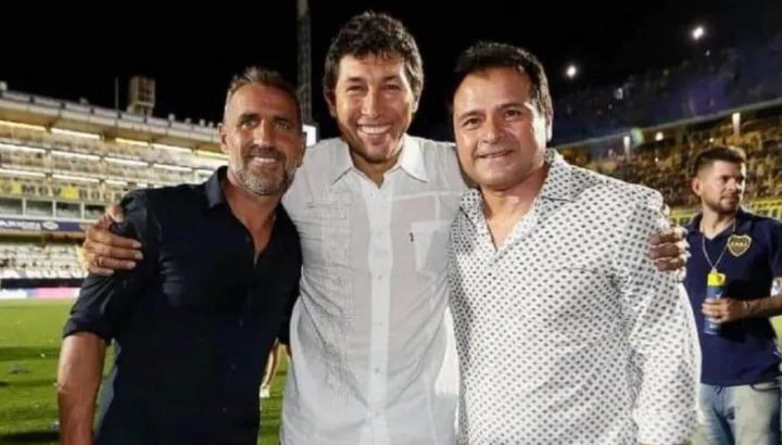 Raúl Cascini, Jorge Bermúdez y Marcelo Delgado, integrantes del Consejo de Fútbol de Boca