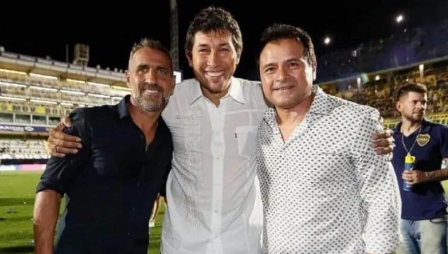 Raúl Cascini, Jorge Bermúdez y Marcelo Delgado, integrantes del Consejo de Fútbol de Boca