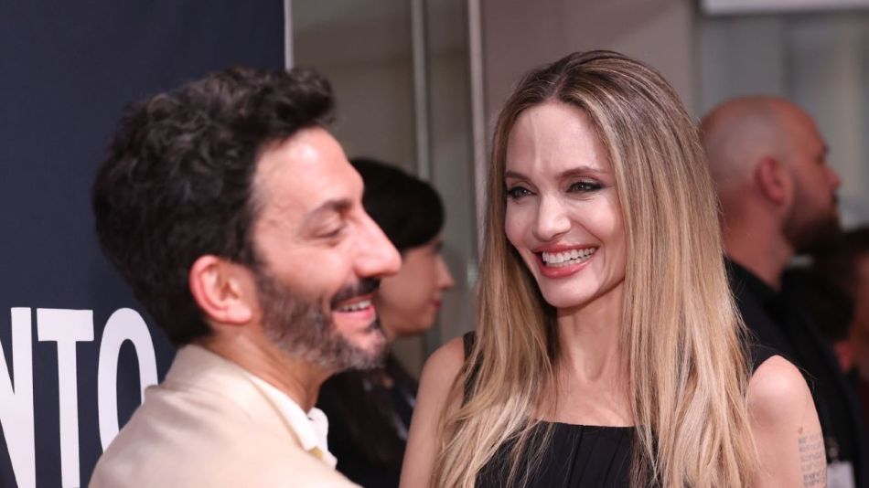 Juan Minujin y Angelina Jolie