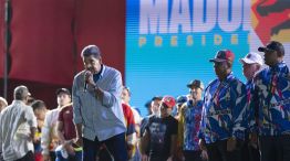 President Nicolas Maduro Holds Closing Campaign Rally