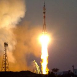 Todo listo para el despegue de la Soyuz MS-26.