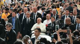 Papa Francisco en el Estadio Nacional de Singapur el 12 de septiembre de 2024