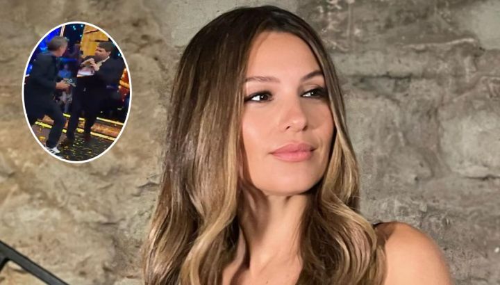 Un hombre se quiso abalanzar sobre Pampita en Los 8 Escalones y Guido Kaczka lo frenó: "¿Qué estás haciendo?"