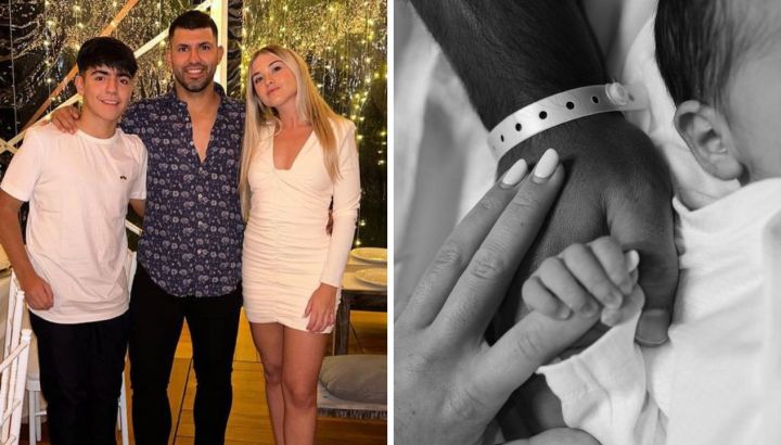 Benjamín Agüero se mostró muy feliz por la llegada de su hermana, Olivia: las fotos