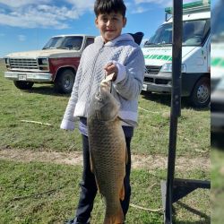 La carpa más grande fue para el aficionado de Bragado, Gustavo Veloso, con una carpa que superó la barrera de los siete kilos, con 7,070 kg que lo convirtieron en ganador. 