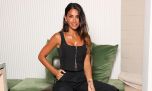 Top corto sin mangas y un pantalón de cintura alta: así fue el sofisticado look de Antonela Roccuzzo en Miami