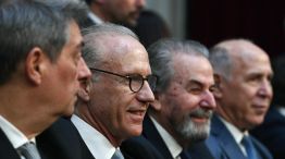 Horacio Rosatti, Carlos Rosenkrantz, Juan Carlos Maqueda y Ricardo Lorenzetti