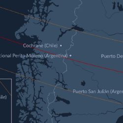 Alcanzará su máxima visibilidad en la provincia de Santa Cruz.