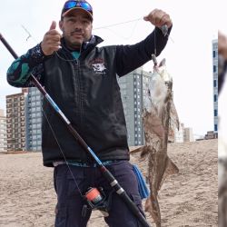 En su clásica migración de sur a norte, y transitando mediados de septiembre, la presencia del pez elefante en la costa creció significativamente.