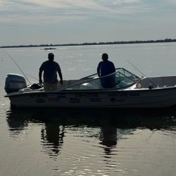 Con carnada a la deriva, en las puntas de las piedras se dieron buenas capturas, en un contexto de pesca difícil.