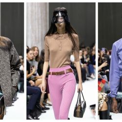 Prada rinde homenaje a su pasado ecléctico con superhéroes en la Semana de la Moda de Milán
