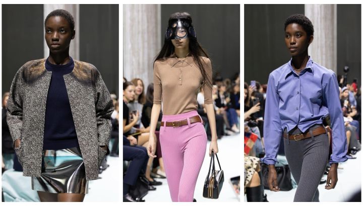 Prada rinde homenaje a su pasado ecléctico con superhéroes en la Semana de la Moda de Milán