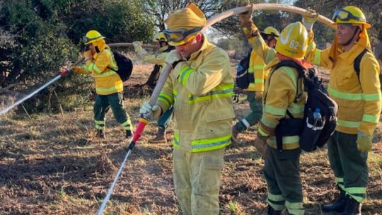 Santa Fe: capacitaron a bomberos voluntarios para combatir incendios forestales