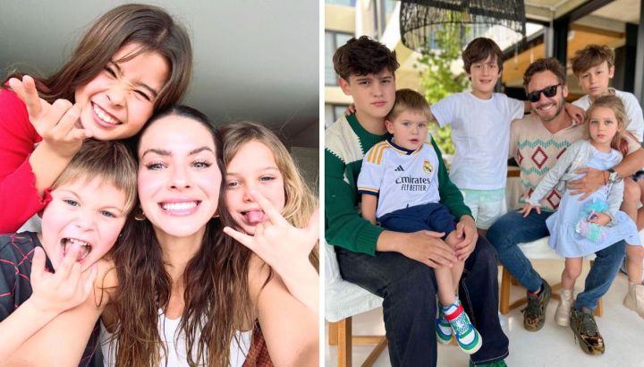 Momentos en familia: La China Suárez y Benjamín Vicuña compartieron tiernas imágenes junto a sus hijos 