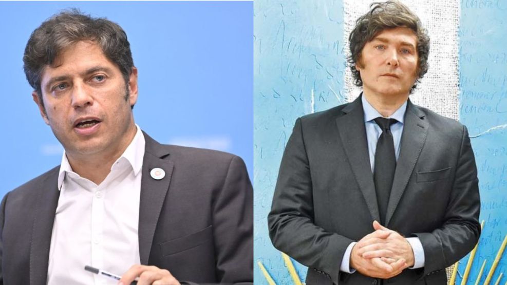 Axel Kicillof vs. Javier Milei