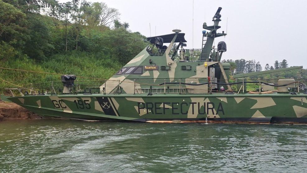 Prefectura Naval fue agredida en la frontera con Paraguay mientras realizaba un patrullaje fluvial por el Puerto Faubel, en Misiones