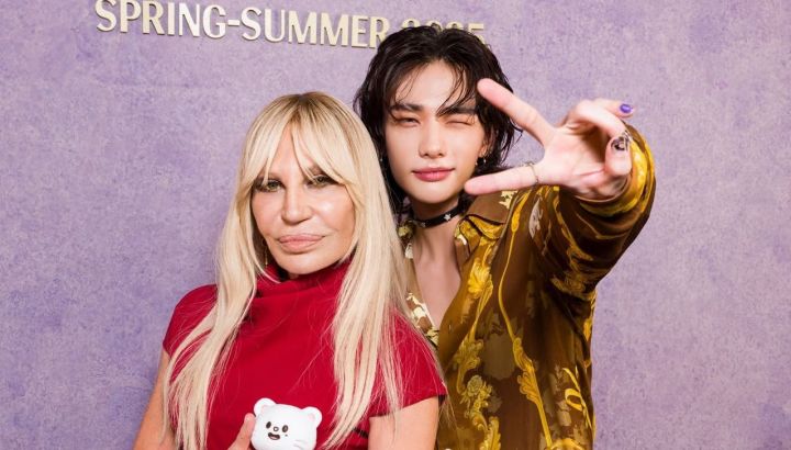 Hyunjin de Stray Kids, "Príncipe de Versace", fue protagonista de un evento en Milán