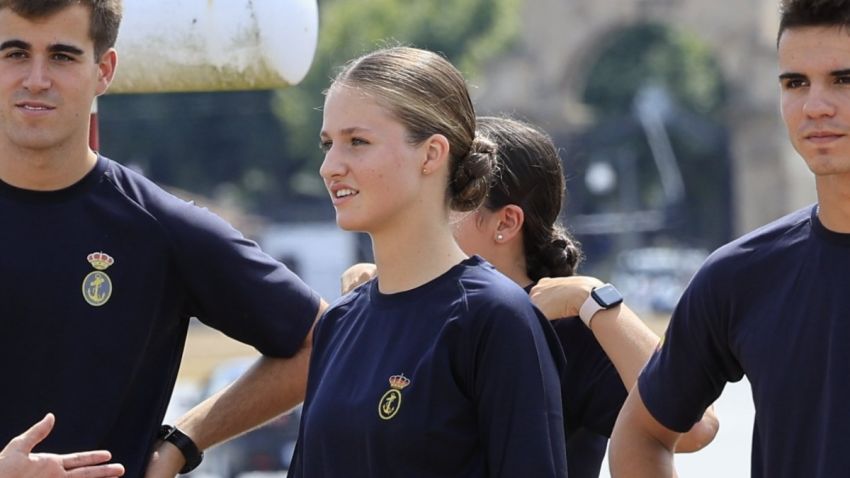 Princesa Leonor en Marín