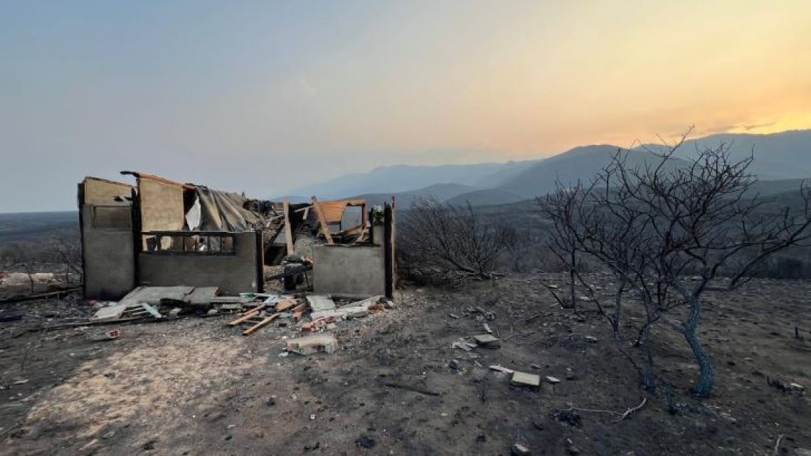 Fires in Córdoba: still active sources of fire in the mountains