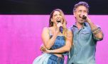 Florencia Bertotti y Federico Amador encendieron el Movistar Arena con un apasionado beso 