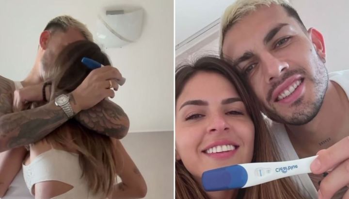 El video de Camila Galante junto a Leandro Paredes anunciando su embarazo: "Te esperamos tanto mi amor"