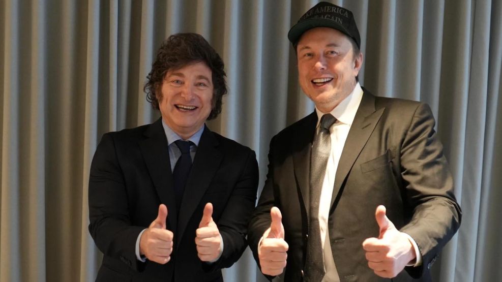 Javier Milei y Elon Musk