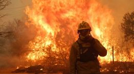 Incendios en Córdoba, trabajo de bomberos