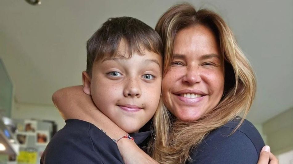 Así está hoy Thiago, el hijo de Nazarena Vélez que cumplió 14 años