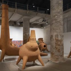 Artworks by Gabriel Chaile at Malba Puertos.