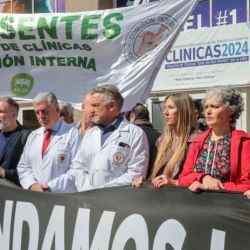 Marcha en el Hospital de Clínicas | Foto:CEDOC