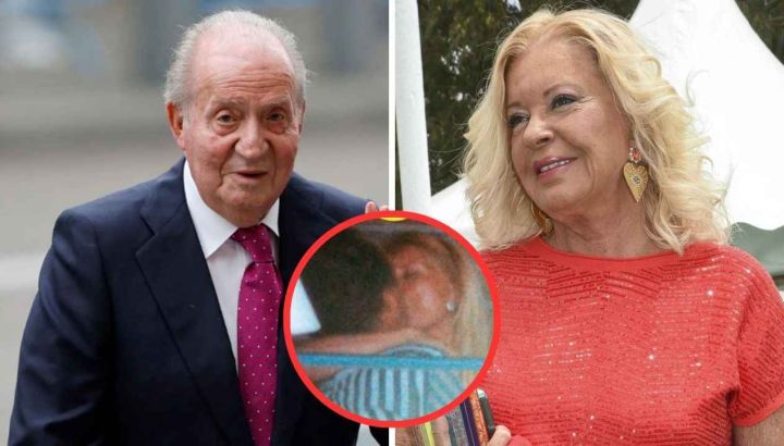 Escándalo: salen a la luz las fotos de Juan Carlos I a los besos con Bárbara Rey