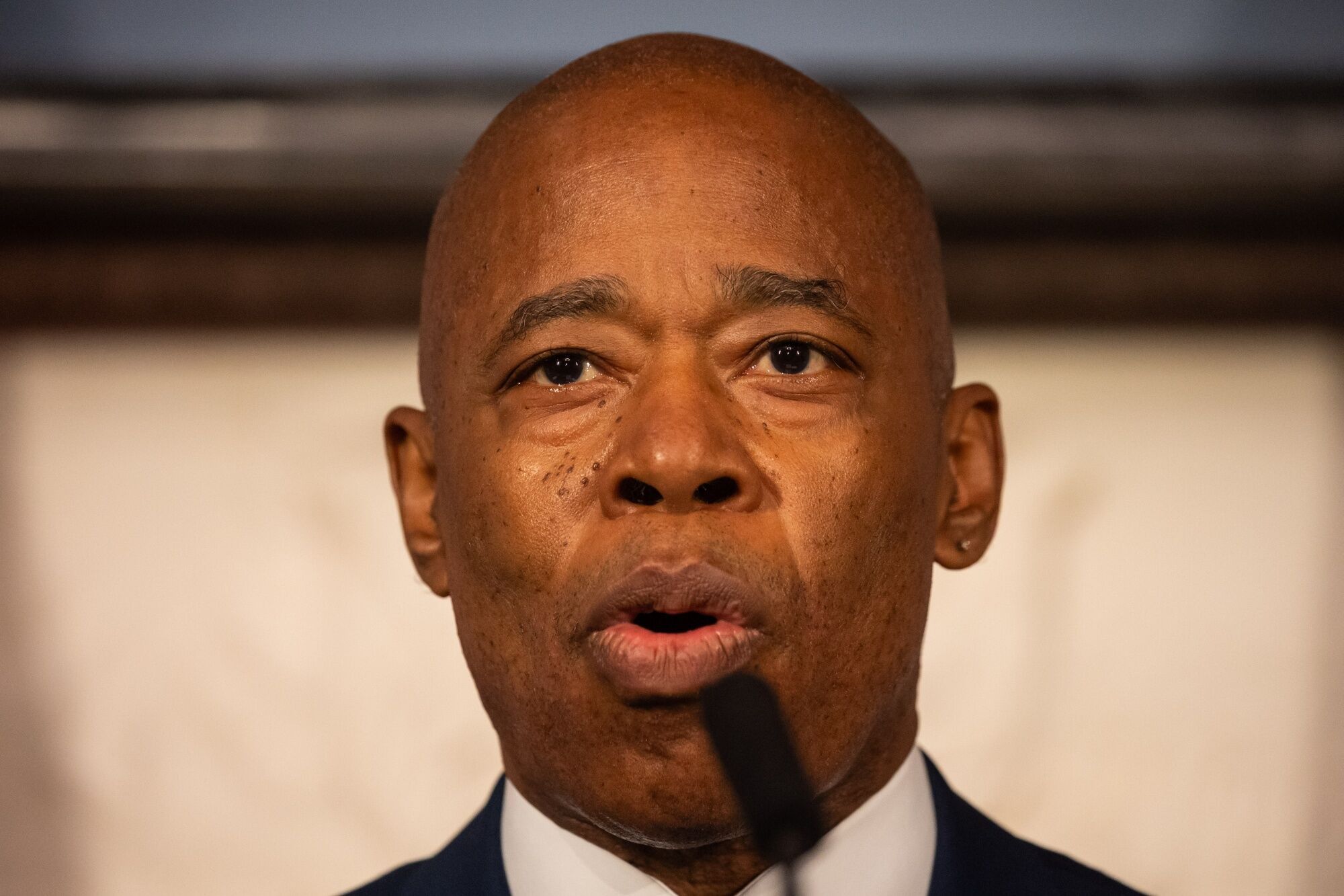New York Mayor Eric Adams Holds News Conference 