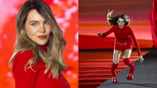 Belinda vivió un inesperado momento en París durante el desfile de L’Oréal
