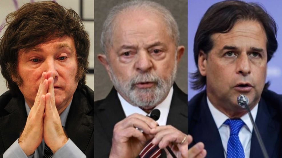 Javier Milei, Lula Da Silva y Luis Lacalle Pou 20240926