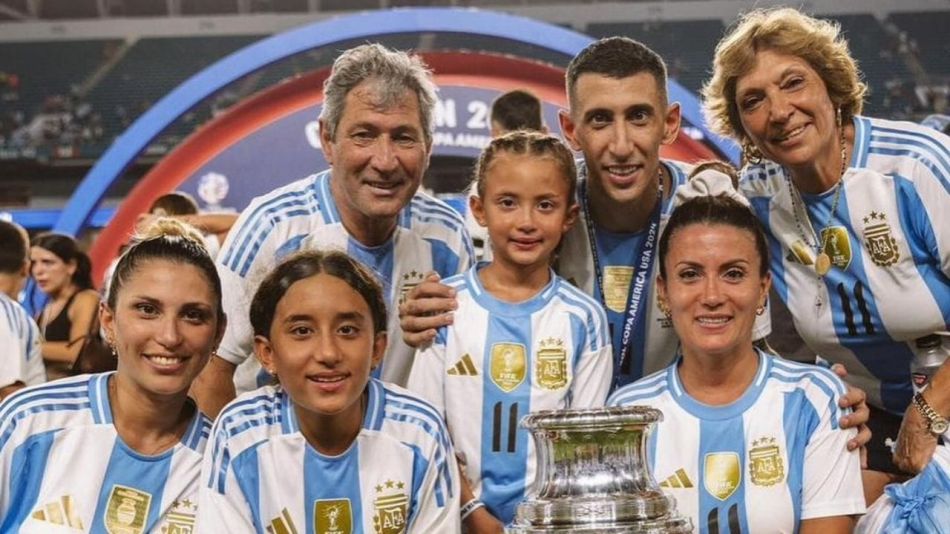 La familia de Ángel Di María 