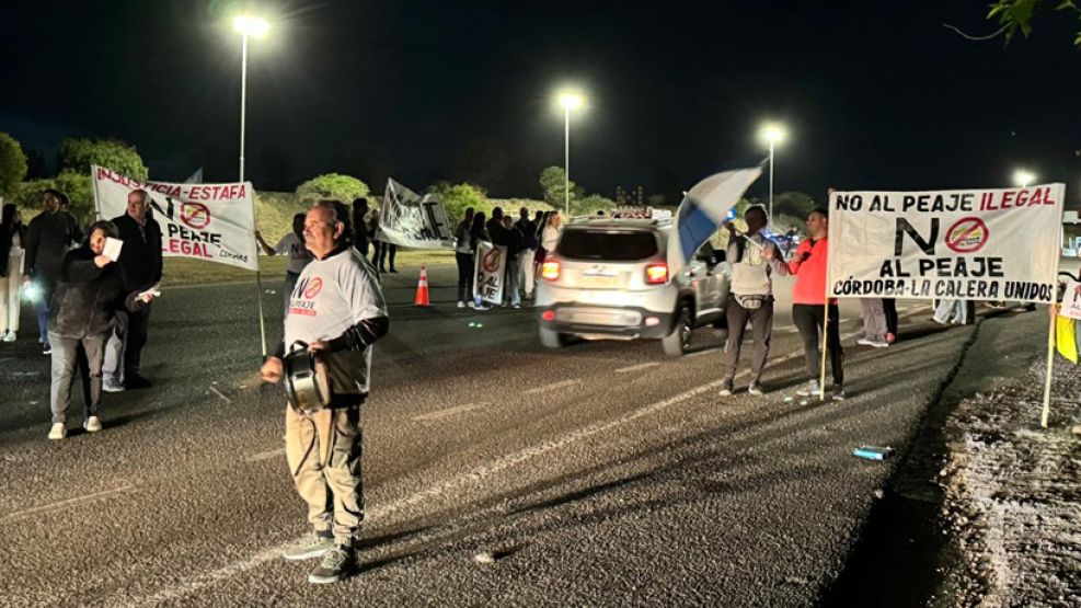 Protestas en el Peaje de La Calera