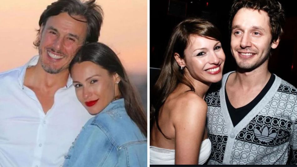 Pampita, Roberto García Moritán y Benjamín Vicuña