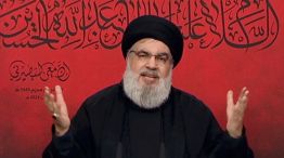 Hassan Nasrallah, jefe terrorista de Hezbollah.