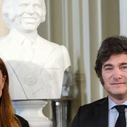 Zulemita Menem y Milei | Foto:CEDOC