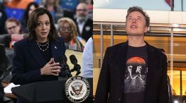 Kamala Harris y Elon Musk