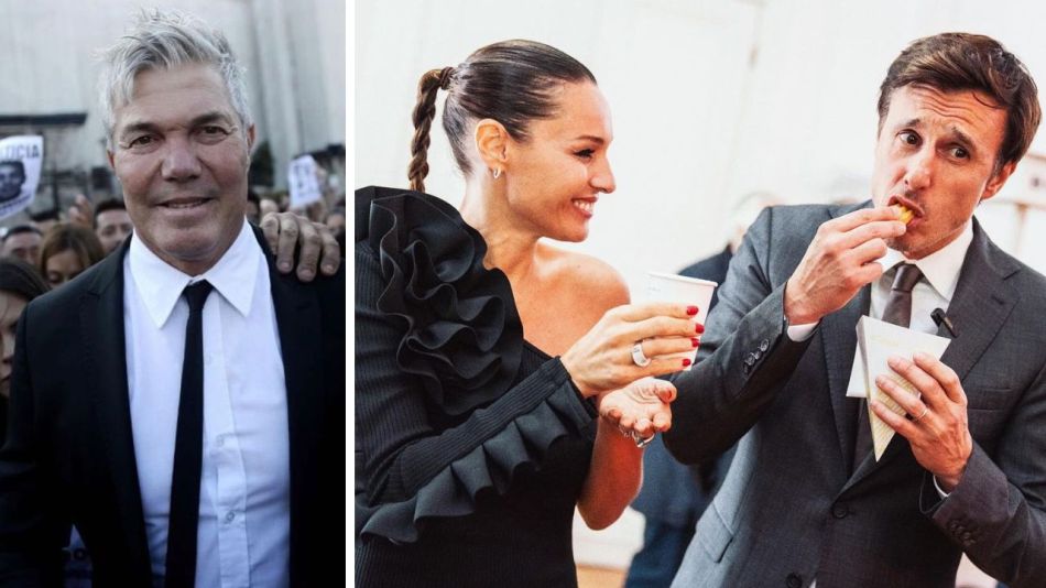 Fernando Burlando, Pampita y Roberto García Moritán 