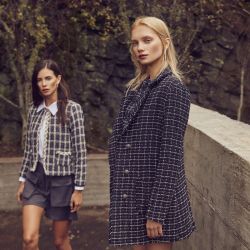 Chaqueta de tweed.