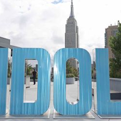 Una vista de "The Perch" en PENN 2 antes de la sesión fotográfica de los jueces de la temporada 8 de "American Idol", Nueva York. Foto de Mike Coppola / AFP | Foto:AFP