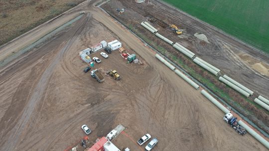 Obras acueducto Santa Fe Córdoba