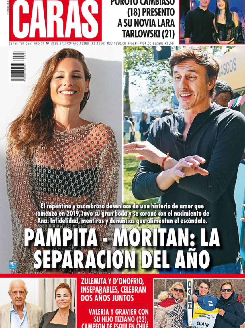 Pampita-Moritán: la separación del año